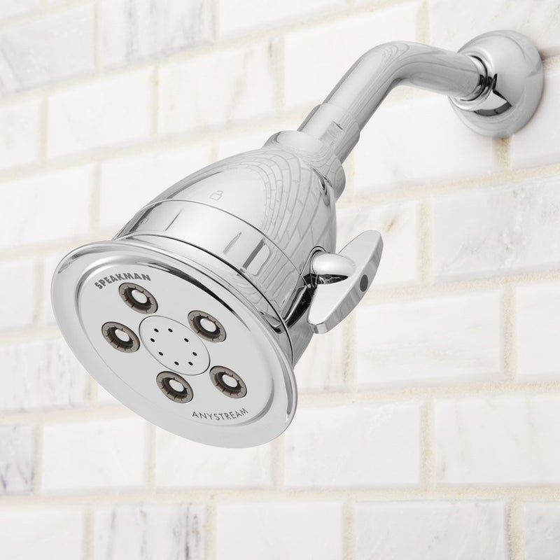 Speakman, Polished Chrome S-2005-HBFE2 Hotel Pure Anystream High Pressure Shower Head-2.0 GPM Adjustable Showerhead with Filter - Image 2